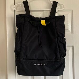 NWT Beyond Yoga Black Backpack